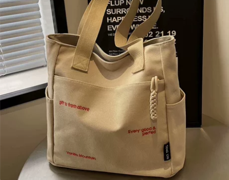 清货!仓库仅存20个，帆布包布包包女大容量...