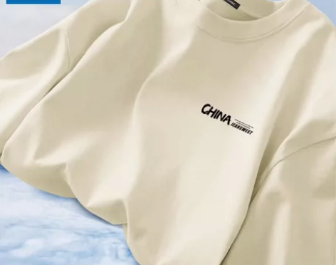 XL真维斯设计感小众短袖T恤男2024新款...