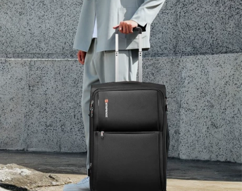 新秀丽牛津布拉杆箱登机箱女帆布行李箱男万向...