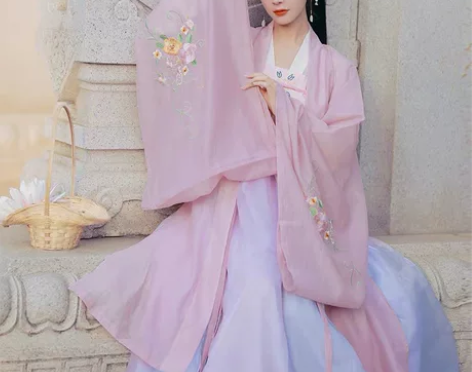 妃亦坊原创汉服雪见仅大袖衫 仅在寝室试穿，...