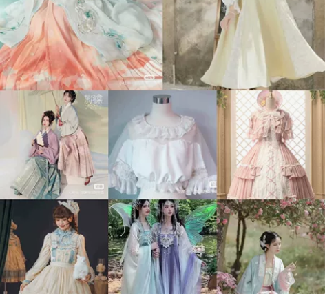 全部不过百,急出汉服,lolita,jk三...