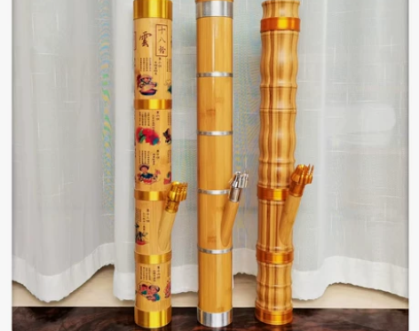 ?特色竹子实木水烟筒云南十八怪水烟丝壶袋高...