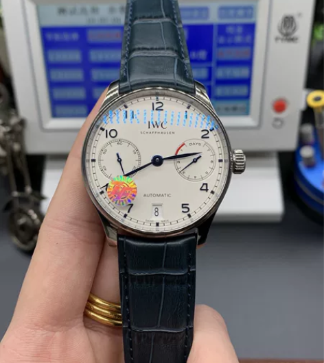 万国手表++IWC+葡萄牙系列男士皮带机械...