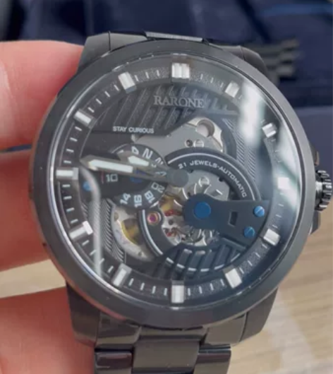 雷诺手表 全自动机械表 星际系列潮酷版 京...