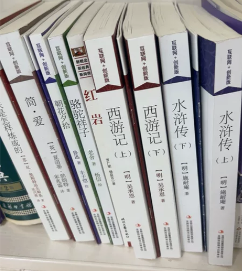 水浒传,西游记,朝花夕拾,骆驼祥子,红岩,...