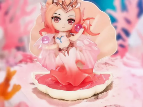 王者荣耀武则天幻海之心Q版手办 出一个粉色...