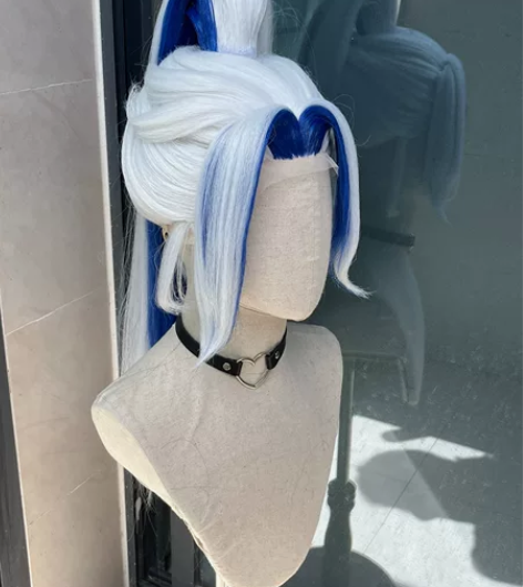 花木兰默契交锋cos假发 王者荣耀wzry...