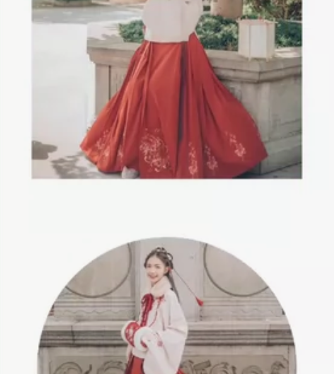 汉尚华莲芙蓉月，L码，裙长参考168穿到脚...