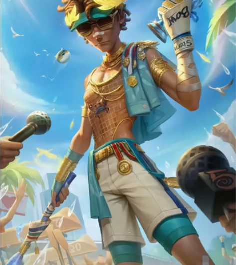 第五人格击球手夏日泳装金皮代送 全服可送，...