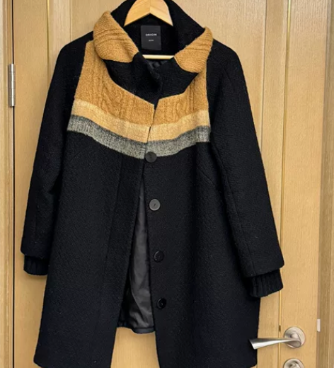 ORIGIN 安瑞井家羊毛大衣 8-9成新...