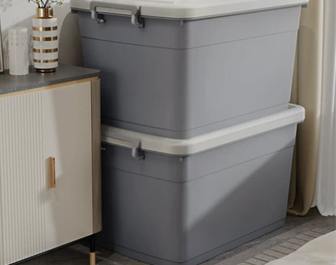 佳帮手收纳箱家用特大号加厚塑料衣服储物箱衣...