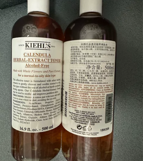 科颜氏金盏花爽肤水 500 ml￥200一...