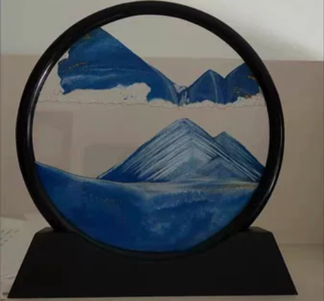 流沙画摆件创意沙漏办公室礼品 不要问有没有...