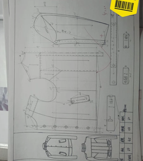 服装结构图 1:5  1:4  1:3  ...