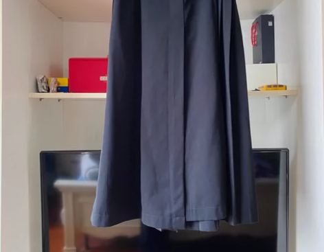 百褶裙，黑色，全新！L码，腰围74，裙长7...