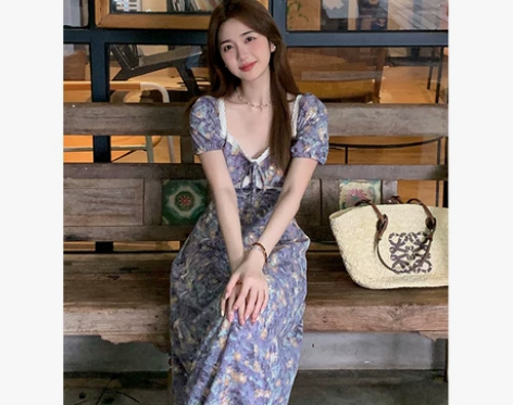 陳文文xenl葡萄雏菊度假田园风森系碎花初...