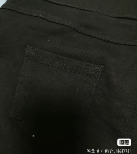 黑色牛仔裤铅笔裤，腰围74，裤长95，11...