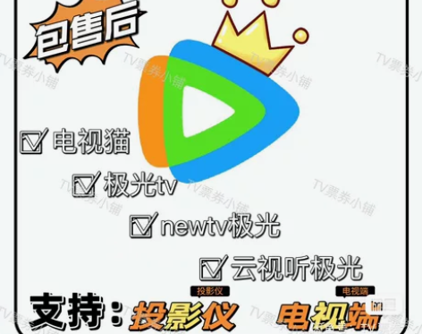 腾讯视频 电视端 月卡极光tv 云视听极光...