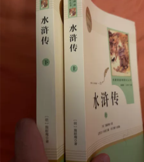 水浒传两册水浒传+唐诗三百首 感兴趣的话点...