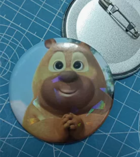 童年回忆系列吧唧—一熊出没 尺寸：58MM...