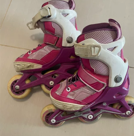 迪卡侬儿童溜冰鞋，实体店购入，成色看图，使...