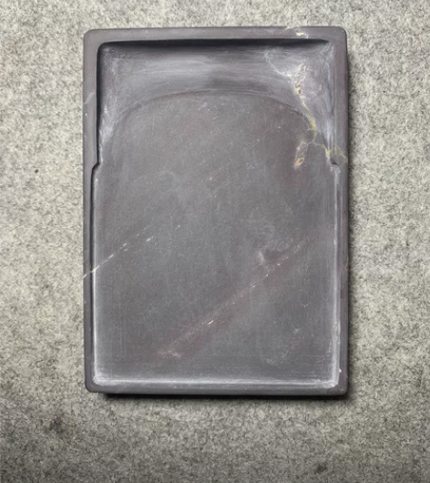 端砚麻子坑：松风砚，尺寸：11.3×8.2...