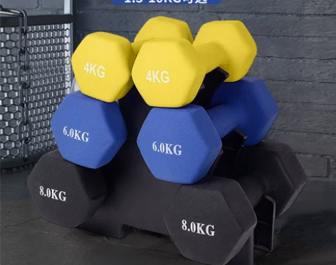 哑铃男士健身家用男生宿舍器材六角实心铁铸铁...