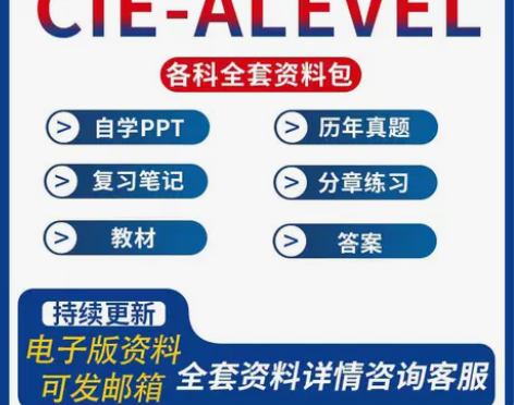 CIE A level 地理 真题 全套资...