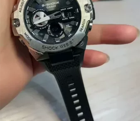 朋友过年送的卡西欧b400银色胶带钢铁之心...