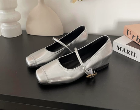 小个子内增高玛丽珍鞋单鞋女2024年春夏季...