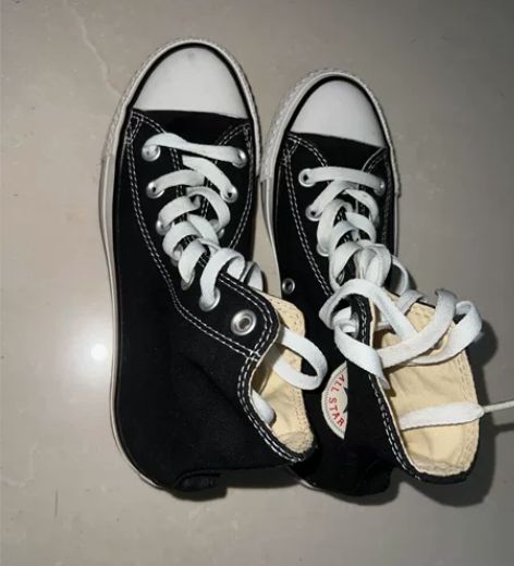 出匡威高帮帆布鞋，37码，码数买错没退货，...