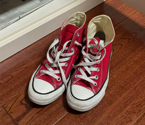 匡威converse all star 红...