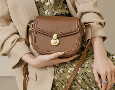 SOMAY包包女2024新款女士夏季马鞍包...