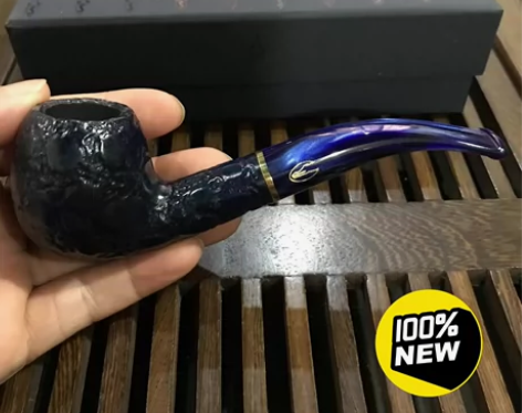 全新意大利沙芬石楠木烟斗 鳄鱼系列626男...