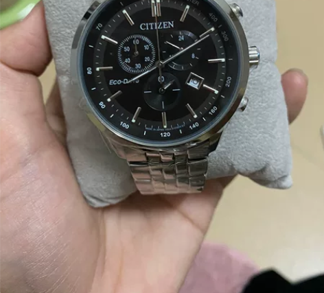 CITIZEN/西铁城手表 光动能黑色盘三...