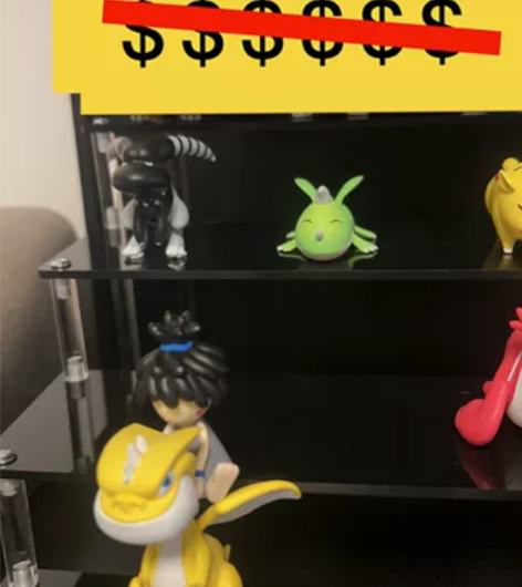 石器时代手办，盲盒，出薛工做的黑羊?黑豆丁...