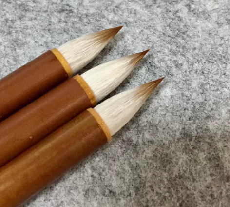 短锋毛笔兼毫鸡距笔小楷蒜头笔小行书隶书毛笔...