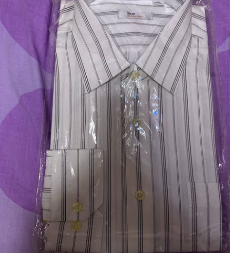 【闲置】衬衫全新未拆封，白竖条41号（17...