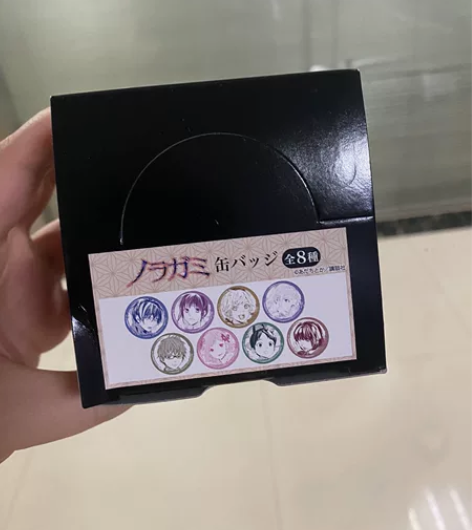 现货直拍哦！日本正版野良神原画吧唧啊，1盒...