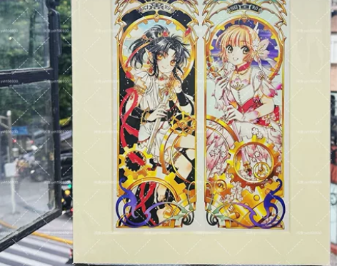 clamp展原画魔卡少女樱原画阿修罗小樱圣...