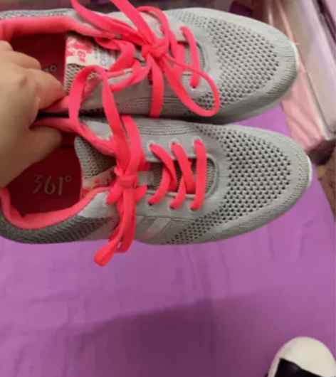 361度,正品38码,九成新,夏季针织单网...