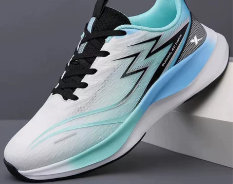 特步男鞋网面运动鞋夏季新款休闲透气轻便跑步...