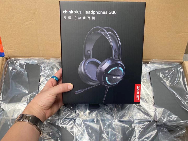 全新原装正品联想G30有线游戏电竞发光头戴...