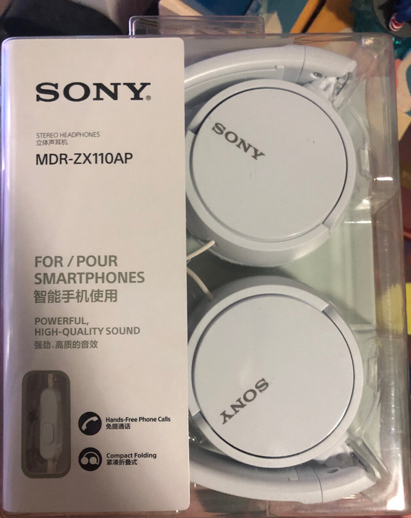 Sony/索尼 MDR-ZX110AP 头...