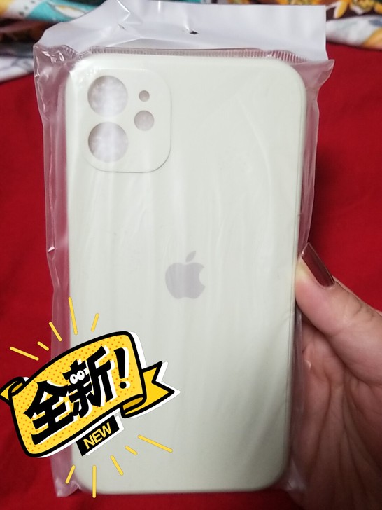 全新苹果11手机手机壳，白色款，很小清新，...