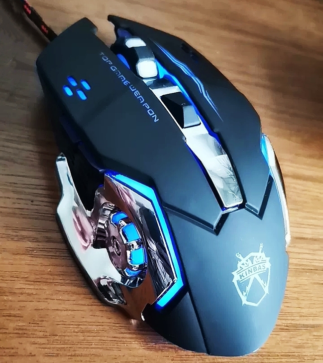 KINBAS电竞机械usb有线游戏鼠标