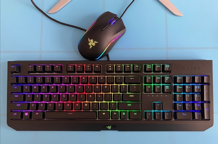 雷蛇黑寡妇2019标准版RGB幻彩电脑游戏...