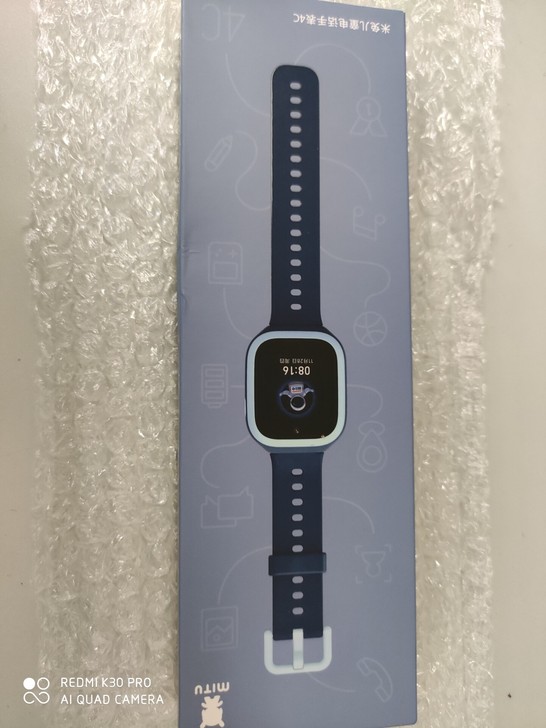 米兔儿童电话手表4C，全新未拆，蓝色