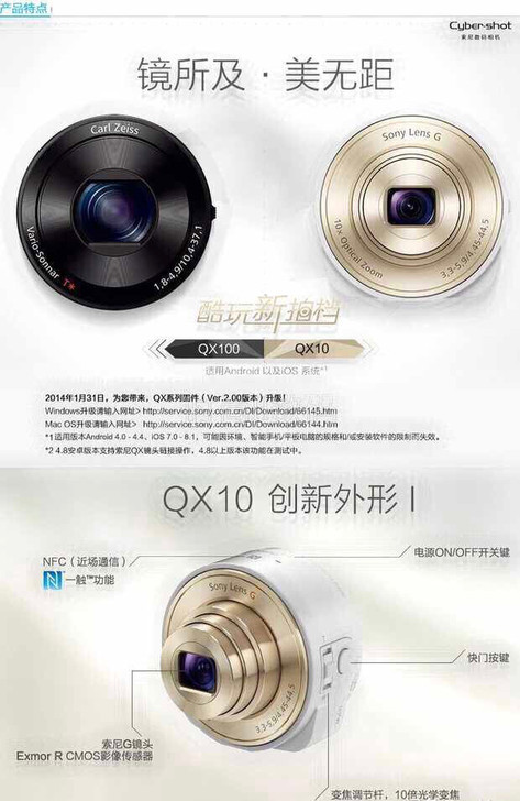 SONY 索尼相机 DSC-QX10 自用...