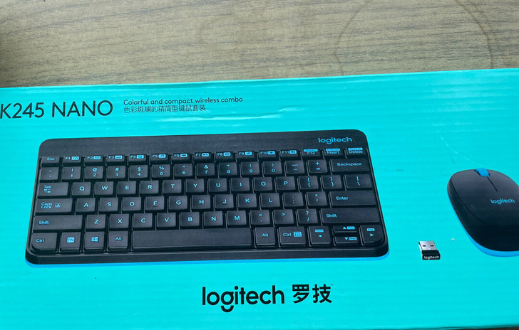 逻辑无线鼠标键盘，型号k245，全新未拆封